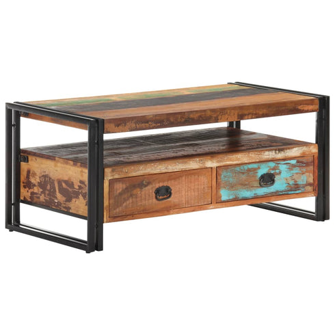 Rustika Rowe -  Coffee Table 100x55x45 cm Solid Reclaimed Wood